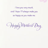 Hallmark Mothers Day Card for Wife (Purple Flowers) (699MBC1249)