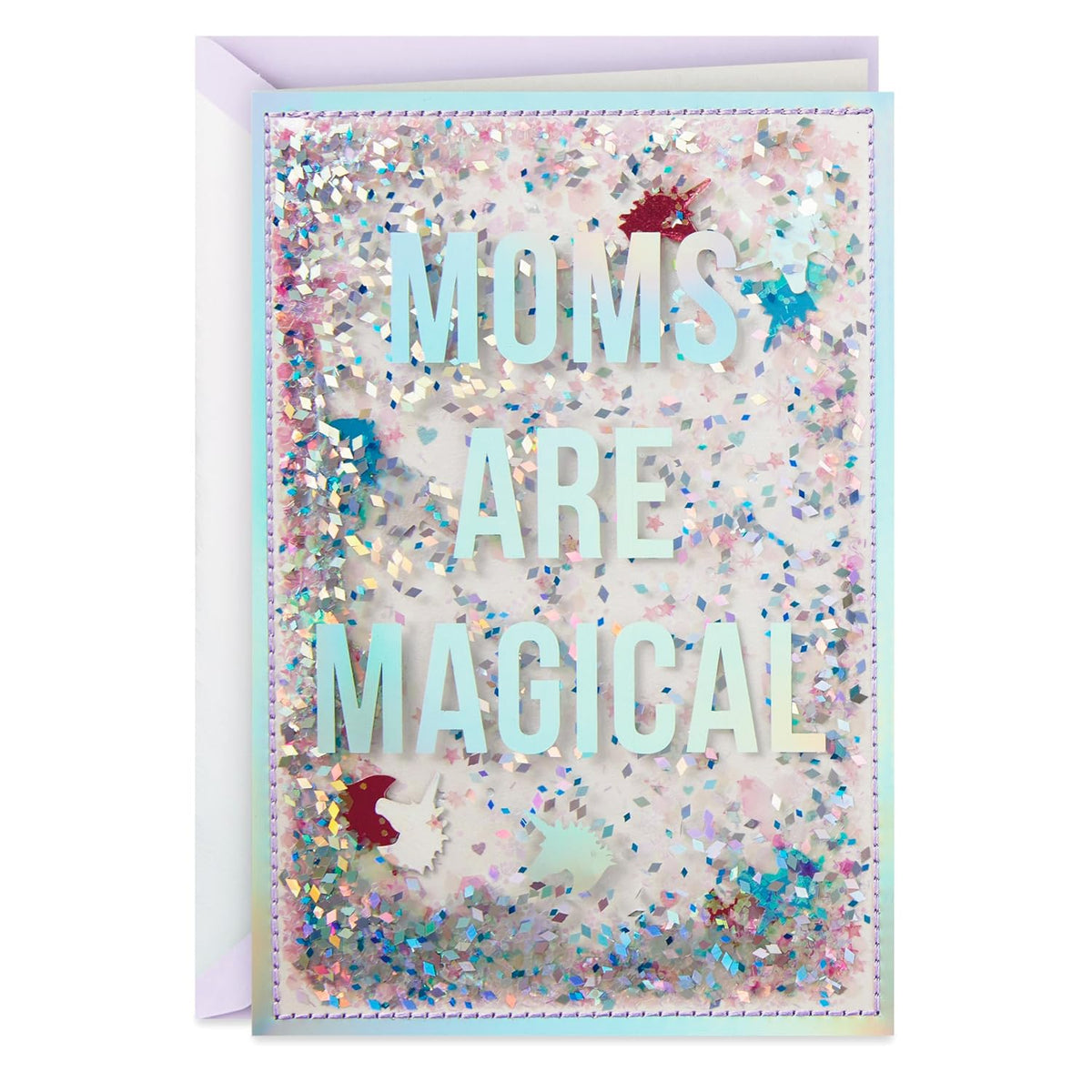 Hallmark Signature Mothers Day Card (Unicorns, Moms are Magical)