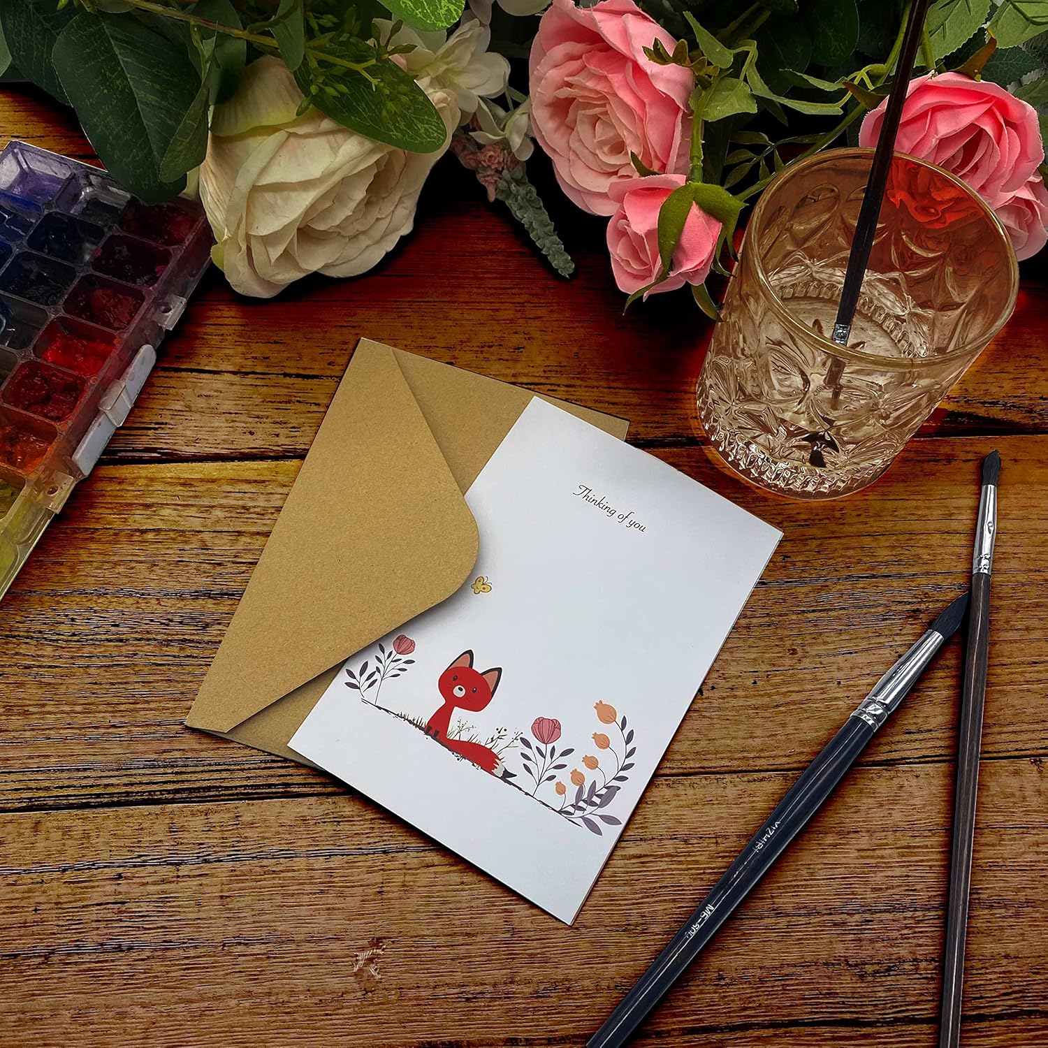 Thinking Of You Cards, 30 Punny Greeting Cards Thinking Of You Cards With Envelopes & Stickers, Friendship Cards Different Designed Romantic Cards To Send To Family, Friends, Relative, Colleagues