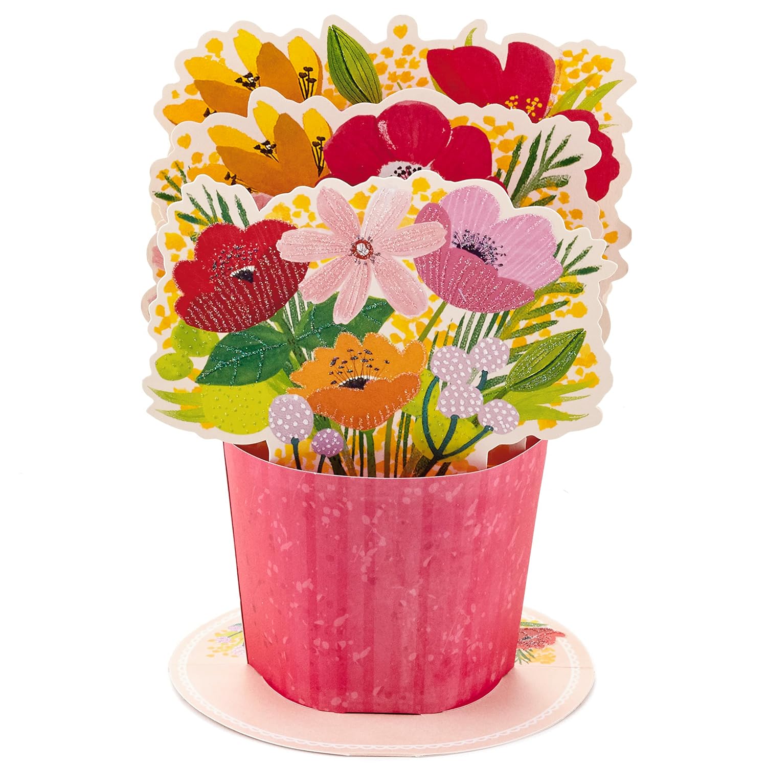 Hallmark Pop Up Mothers Day Card or Birthday Card for Women, Her, Grandma, Sister, Daughter, Friend (Flower Bouquet)