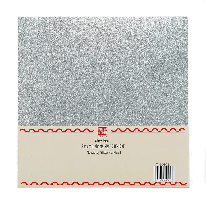 S Glitter Cardstock Paper,No-Shed Shimmer Glitter Paper, Diy Party Deco, 12 In