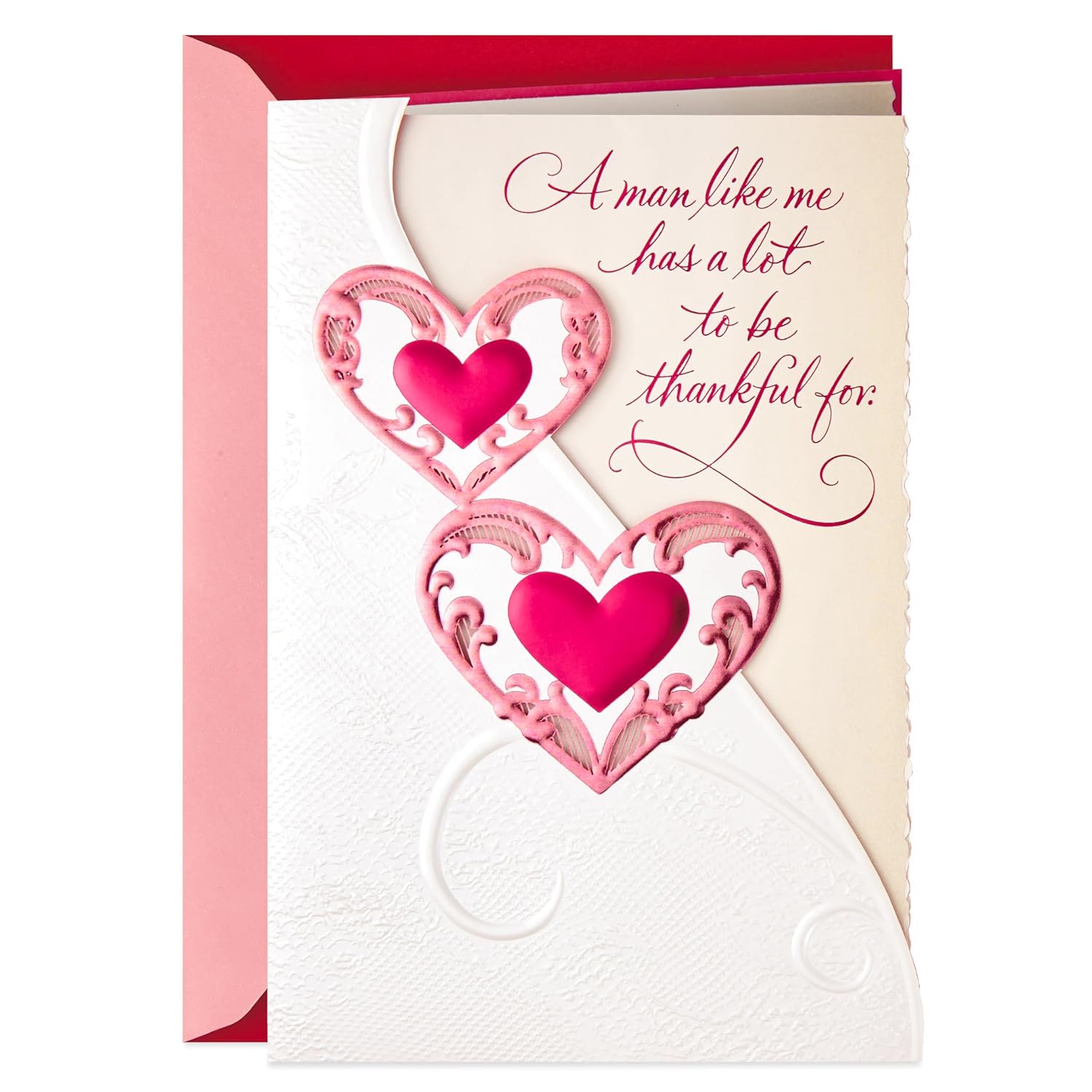 Hallmark 729VFE1191 Valentines Day Card for Wife or Girlfriend (Beautiful You)