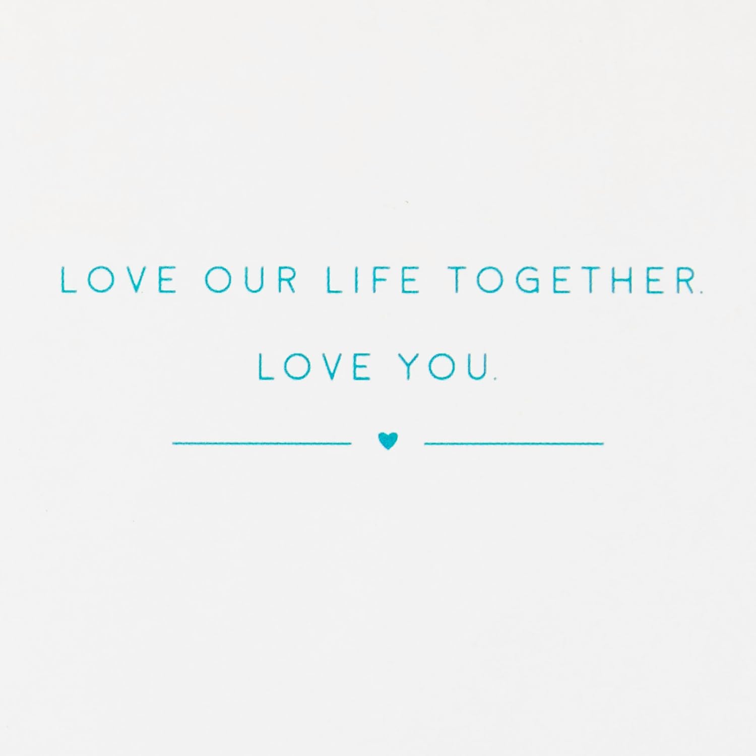 Hallmark Signature Wood Valentines Day Card for Husband, Wife, Boyfriend, Girlfriend (Love Our Life Together) Anniversary Card, Love Card