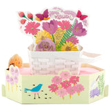 Hallmark Mothers Day Pop Up Card for Grandma (Displayable Basket of Flowers)