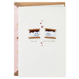 Hallmark Signature Valentines Day Card for Husband, Wife, Boyfriend, Girlfriend (Smores)