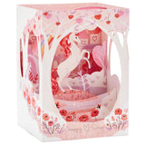 Hallmark Paper Wonder Valentines Day Pop Up Card (Unicorn, Magical Wishes)