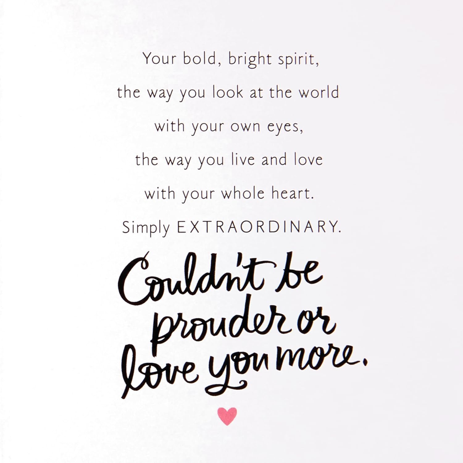 Hallmark Valentine's Day Card for Daughter (Extraordinary)