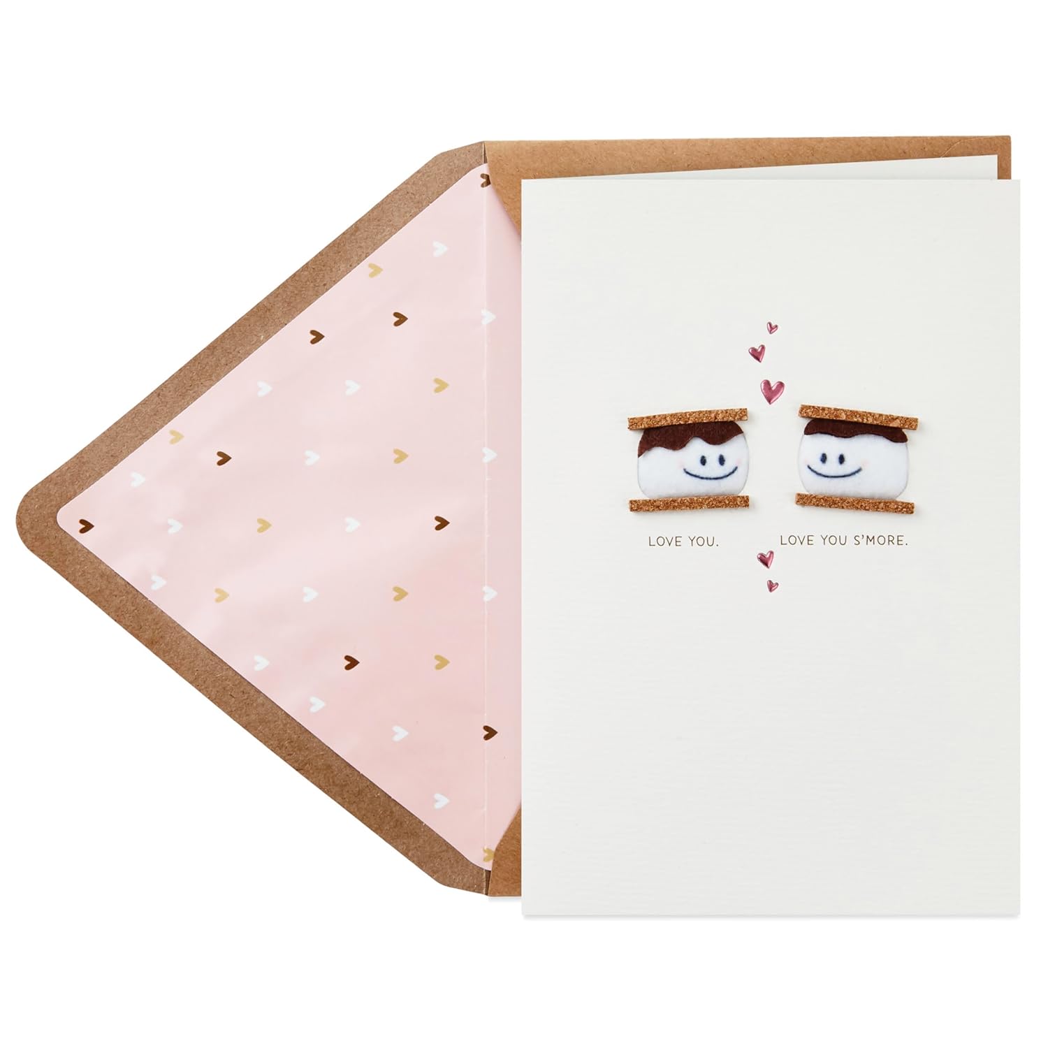 Hallmark Signature Valentines Day Card for Husband, Wife, Boyfriend, Girlfriend (Smores)