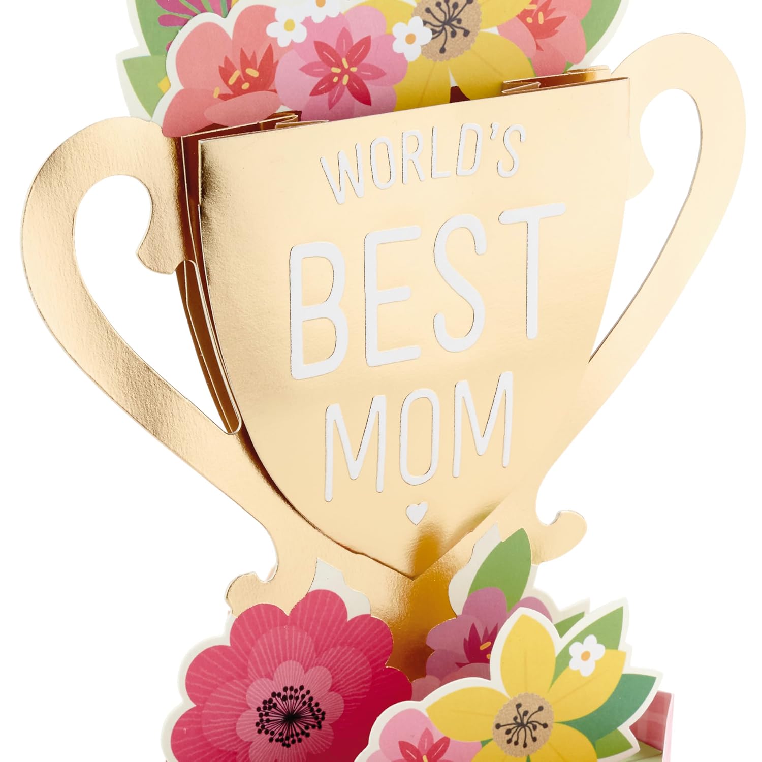 Hallmark Mothers Day Pop Up Card (Displayable World's Best Mom Trophy)