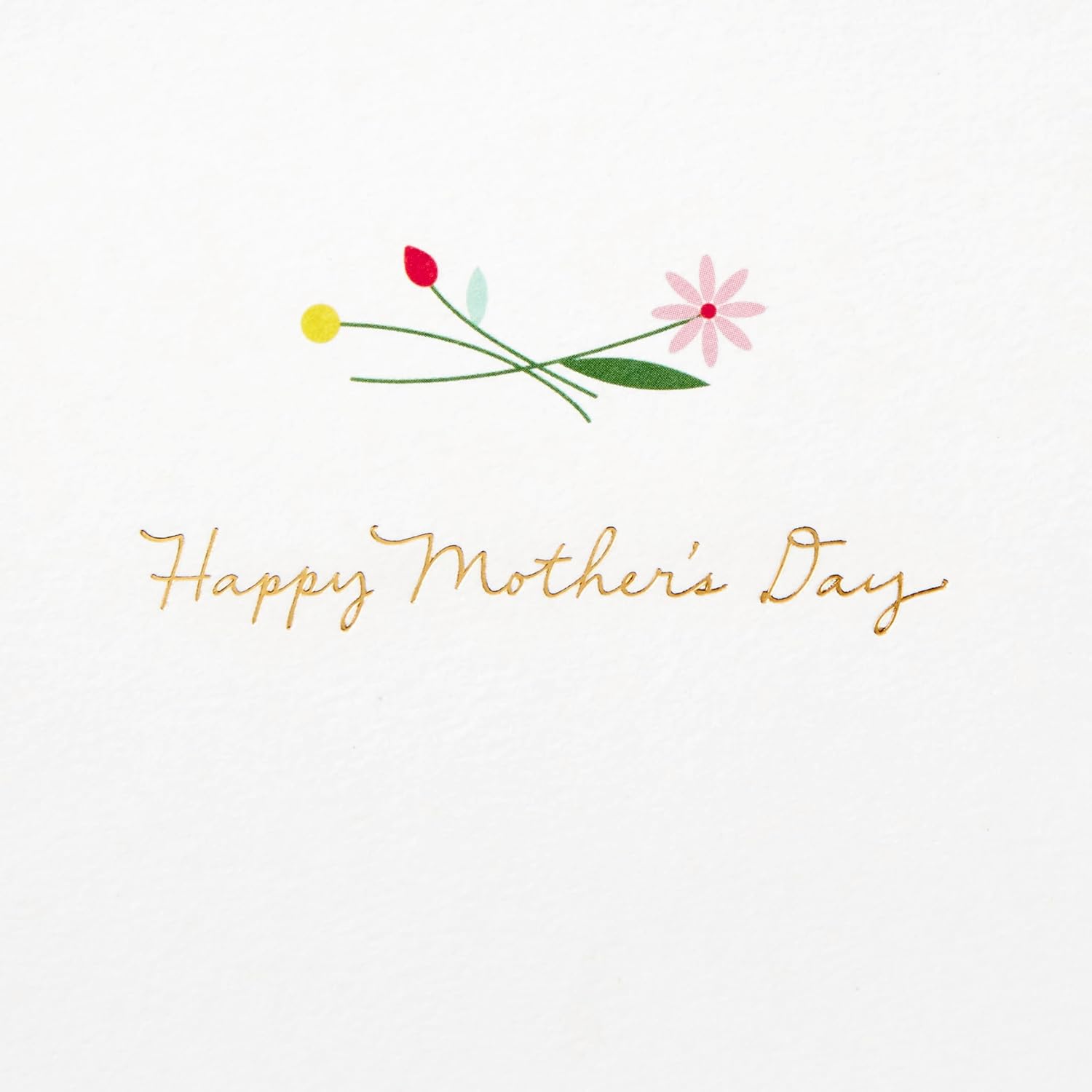 Hallmark Signature Mothers Day Card (Quilled Flowers, Couldn't Have Picked a Better Mom) (899MBC1009)