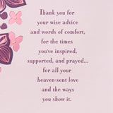 Hallmark Birthday Card, Love Card, Just Because Card for Mom (Watercolor Hearts),Flower Wreath,0599VFE7865
