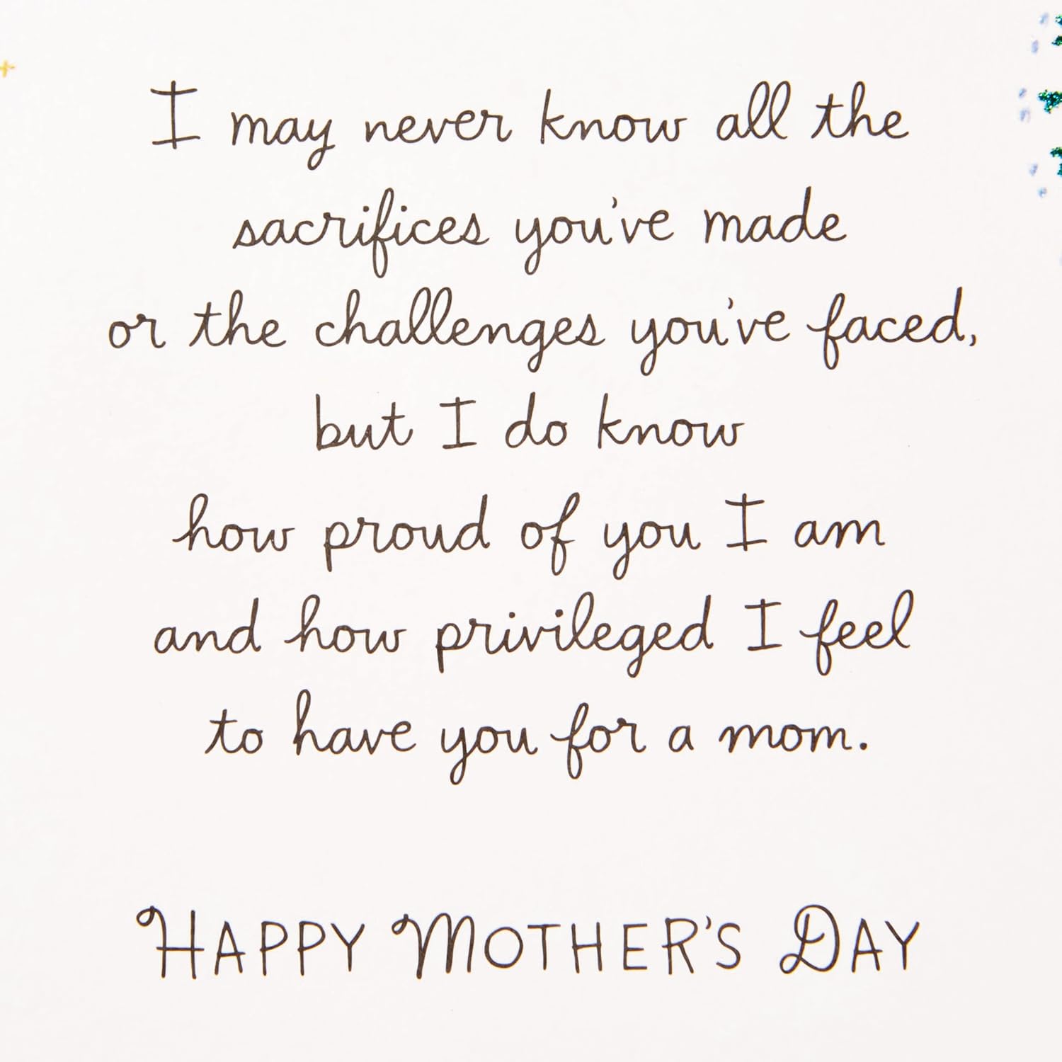 Hallmark Mothers Day Card for Mom (Your Life Has Shaped My Life)