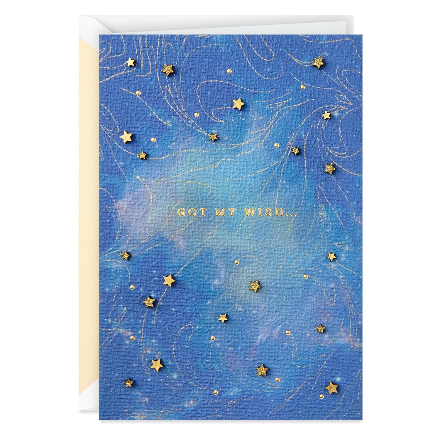 Hallmark Signature Valentine's Day Card (Got My Wish) for Anniversary, Romantic Birthday, Sweetest Day