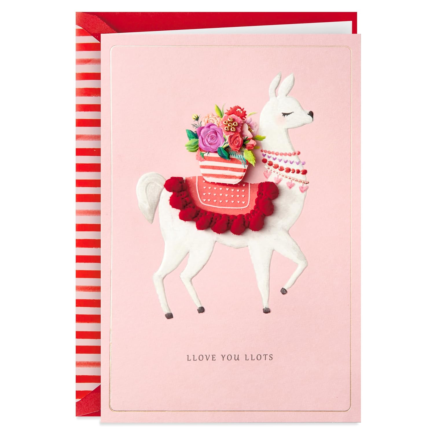 Hallmark Signature Valentine's Day Card (Llama Llove)