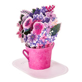 Hallmark Paper Wonder Mothers Day Pop Up Card (Purple Flower Bouquet, Beautiful in Every Way)