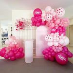 104Pc Mother's Day Balloon Arch Kit - Best Mom Ever Red Party Decorations