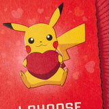 Hallmark Pokémon Valentines Day Card (Pikachu, I Choose You) Anniversary Card, Love Card