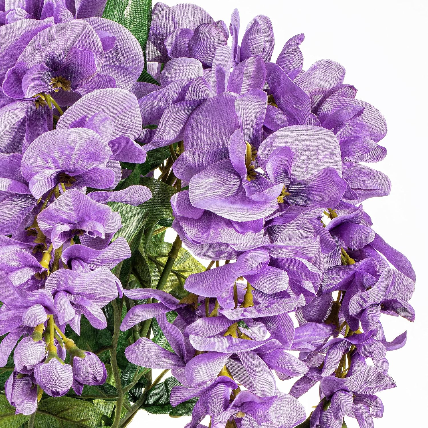 Vickerman Everyday Artificial Lavender Wistera Bush 19" Long - Sophisticated Faux Flowers with Lifelike Appearance for Indoor Use - Add Charm to Your Space with These Maintenance-Free Fake Bushes