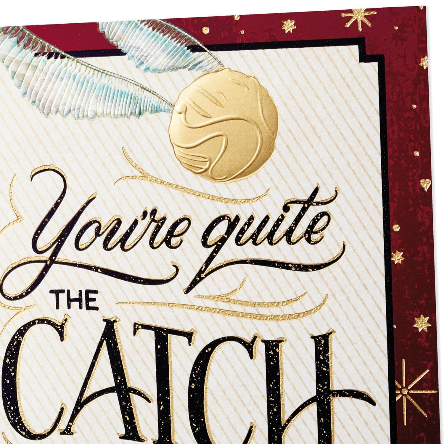 Hallmark Harry Potter Valentine's Day Card for Significant Other (Golden Snitch),659VFE2019