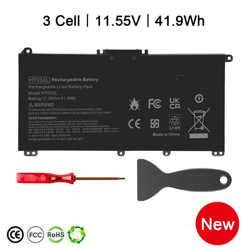 Ht03Xl Battery For Hp 240 245 250 255 G7 340 348 G5 Pavilion 14,15,17 Series