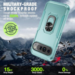 Google Pixel 9 Pro XL Case, 15FT Military Drop Protection, Kickstand & Screen Protector (Green)