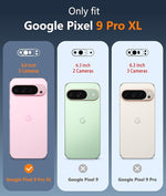 Google Pixel 9 Pro XL Clear Case: Magnetic, Military-Grade, Shockproof, Anti-Yellowing