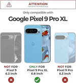 Google Pixel 9 Pro XL Case with Slide Camera Cover, Screen Protector & Kickstand