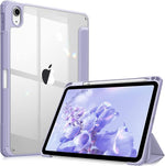 Hybrid Slim Case for iPad 11" (2025) & 10.9" (2022) - Shockproof, Clear Back, Pencil Holder