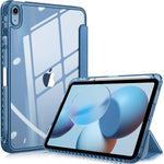 Hybrid Slim Case for iPad 11" (2025) & 10.9" (2022) - Shockproof, Clear Back, Pencil Holder