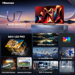 Hisense - 85" Class U7 Series Mini-LED 4K QLED Google TV (2024)