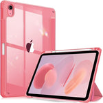 Hybrid Slim Case for iPad 11" (2025) & 10.9" (2022) - Shockproof, Clear Back, Pencil Holder