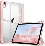 Hybrid Slim Case for iPad 11" (2025) & 10.9" (2022) - Shockproof, Clear Back, Pencil Holder