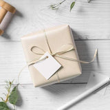Cream Pearl Glossy Wrapping Paper 17"x32.8' – Elegant Wrap for Any Occasion