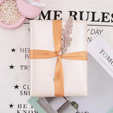 Cream Pearl Glossy Wrapping Paper 17"x32.8' – Elegant Wrap for Any Occasion