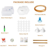 8FT & 6FT Half Arch Stand Kit – Durable Balloon Frame for Party Decorations