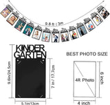 2025–2026 Graduation Photo Banner – K-12 Picture Display for Party Decor, Black, 4x6"