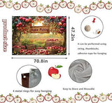 70.8x47.2in Apple Orchard Backdrop Fall Thanksgiving Party Decorations