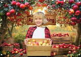 70.8x47.2in Apple Orchard Backdrop Fall Thanksgiving Party Decorations