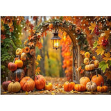 7x5ft Fall Thanksgiving Backdrop Pumpkin Harvest Farm Barn Party Photo Booth Background