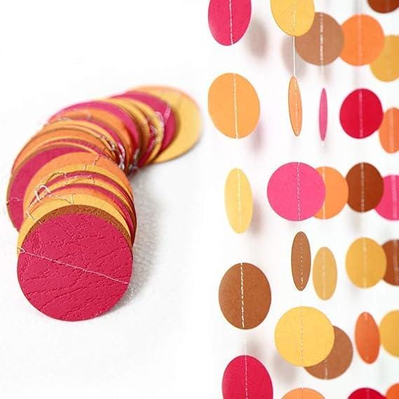 Fall Leaf Garland Banner Backdrop for Thanksgiving Birthday Wedding Baby Shower Decor