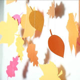 Fall Leaf Garland Banner Backdrop for Thanksgiving Birthday Wedding Baby Shower Decor