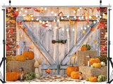 Thanksgiving Day Backdrop 7x5FT Pumpkin Harvest Autumn Decor for Party Photos