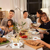 264pcs Thanksgiving Dinnerware Set Plates Napkins Cutlery Fall Harvest Decor