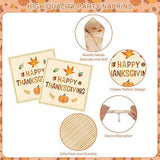 102pcs Thanksgiving Party Supplies Set Plates Napkins Cups Banner Tablecloth