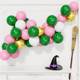 Pink and Green Balloons 50pcs 12inch Pastel White Gold for Baby Shower Wedding Party