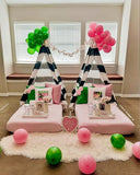 Pink and Green Balloons 50pcs 12inch Pastel White Gold for Baby Shower Wedding Party