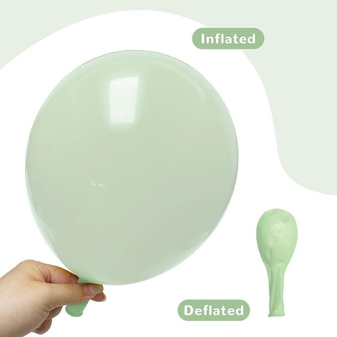 Pastel Mint Green Balloon Arch Kit: 84 Pcs Latex Balloons