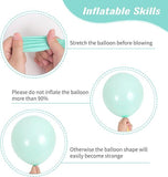 Mint Green Balloon Arch Kit 129 Pcs for Baby Shower Birthday and Wedding Decor