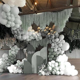 Dusty Green Balloon Arch Kit: Latex Party Garland, Baby Shower Decor