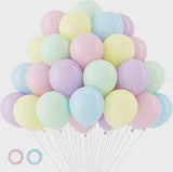 105pcs 12" Pastel Latex Balloons for Birthday, Baby Shower, Wedding Decorations